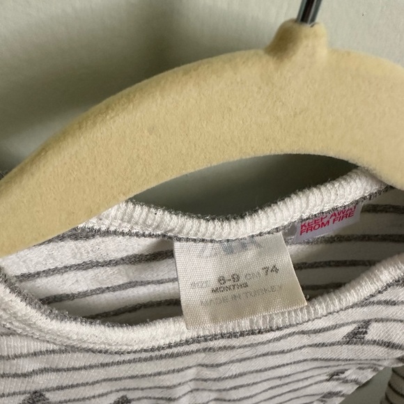 Striped long sleeve Zara tee with trees - Picture 3 of 3